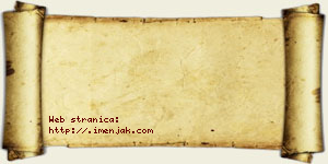 Avram Jazački vizit kartica